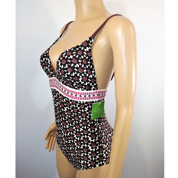 Kate Spade floral printed swimsuit - Picture 2 of 4